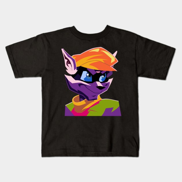 Sly pop Kids T-Shirt by sullyink